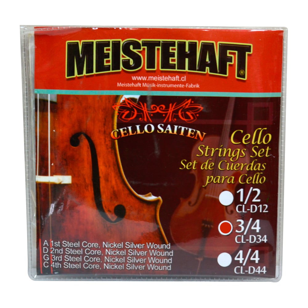 SET MEISTEHAFT CUERDA 3/4 CELLO MODCL-D34 - 1