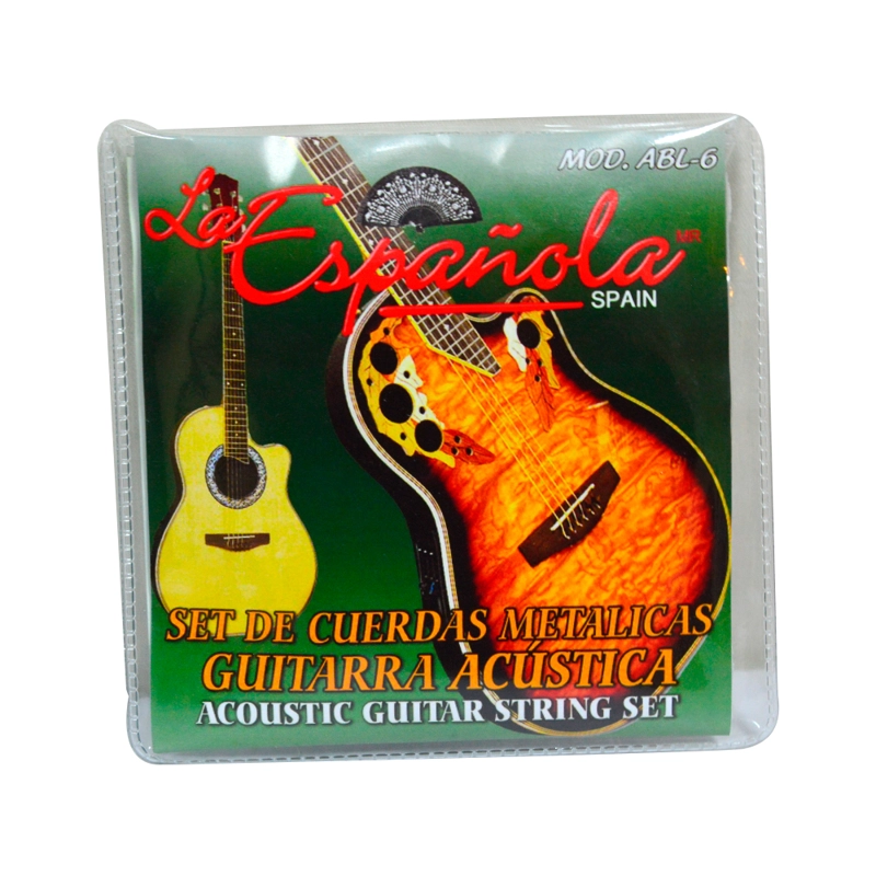 SET CUERDAS PARA GUITARRA ACUSTICA MOD.ABL-6 LA ESPAÑOLA - 1