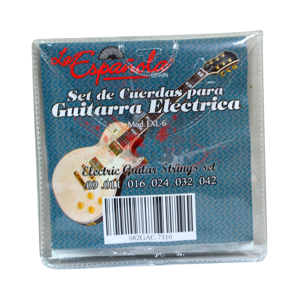 SET CUERDAS PARA GUITARRA ELECTRICA MOD.EXL-6 LA ESPAÑOLA - 2