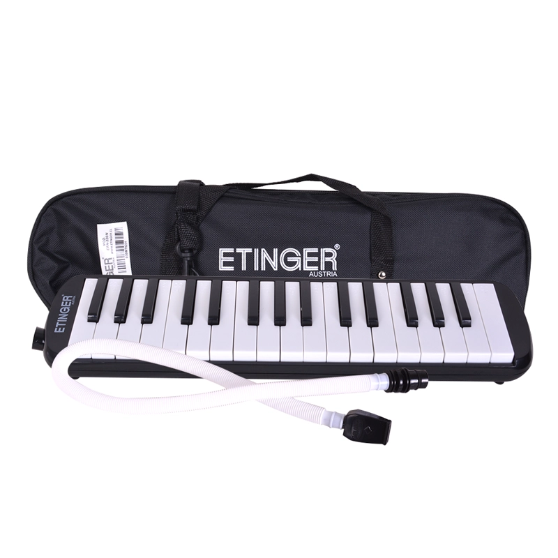MELODICA 32 NOTAS EN COLOR NEGRO CON FUNDA ERN-320/N ETINGER - 1