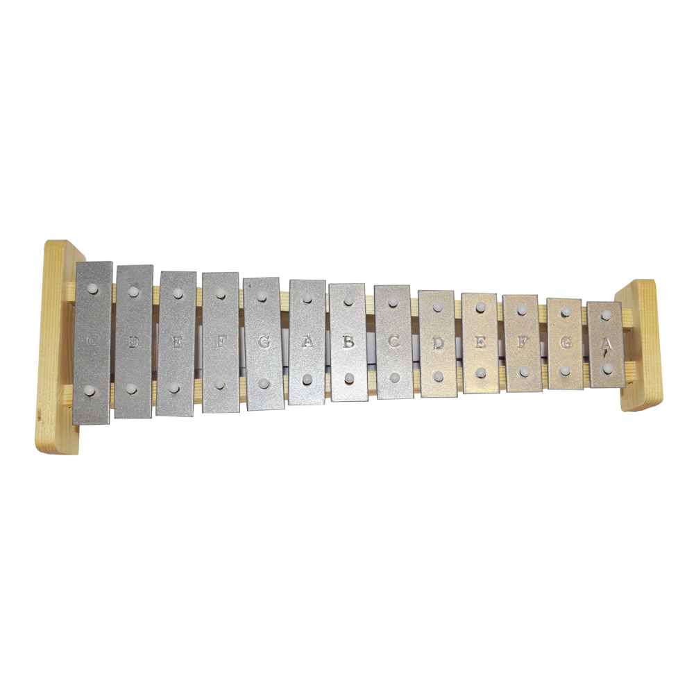 METALÓFONO RMX 13 NOTAS CROMADAS SIN CAJA MOD13 - 1