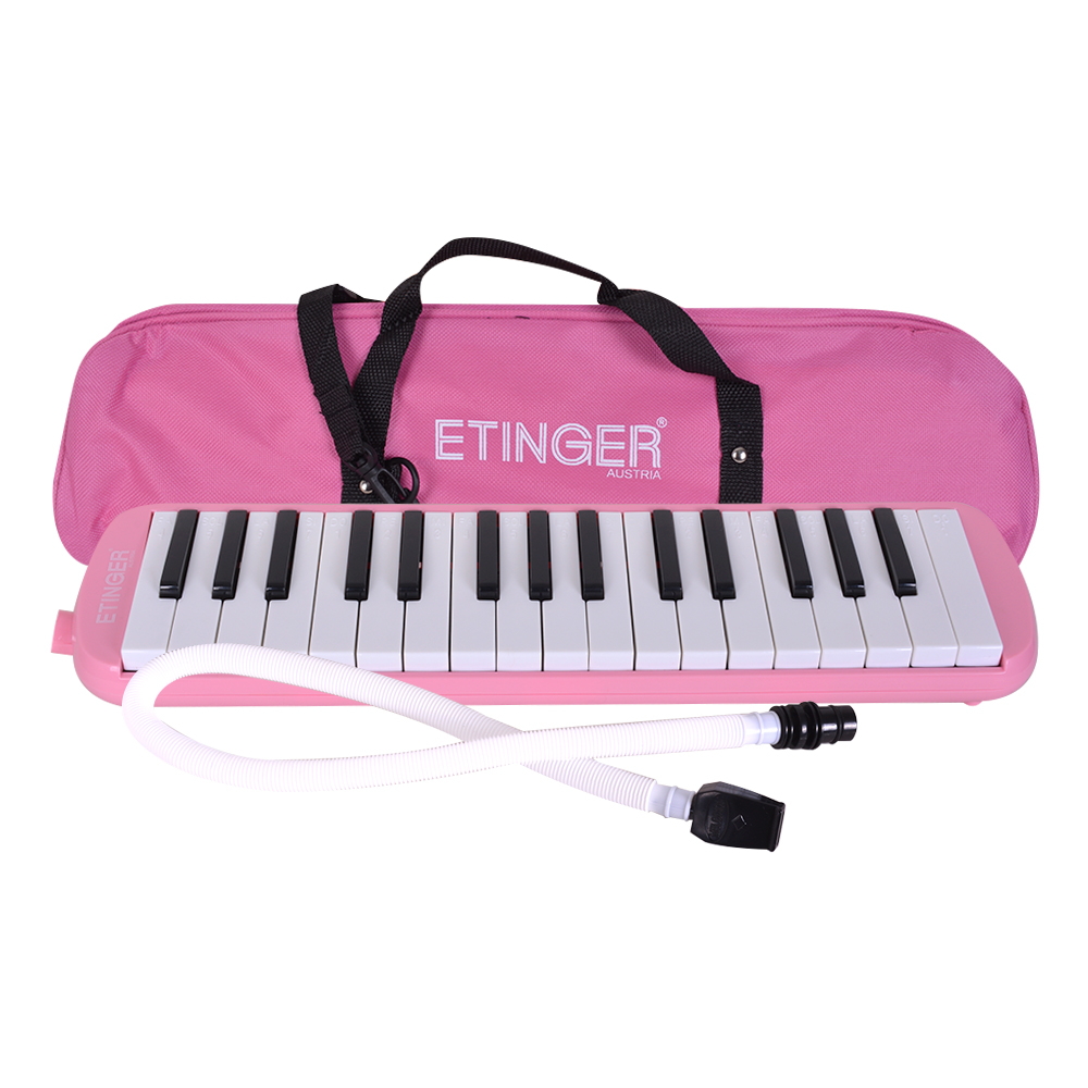 MELODICA 32 NOTAS ROSADA CON FUNDA ERN-320RO ETINGER - 1