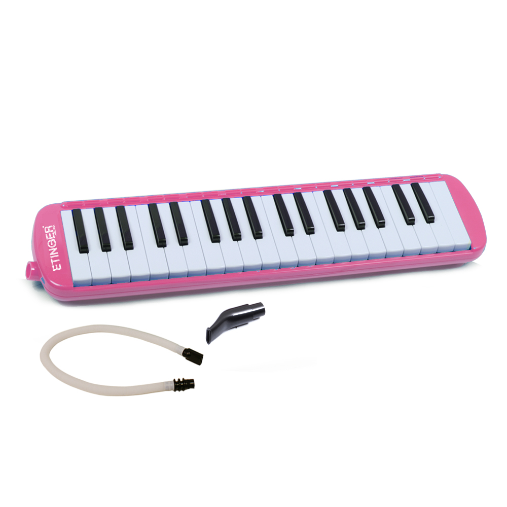 MELÓDICA ETINGER ROSADA 37 NOTAS CON FUNDA ERN-370/R - 2