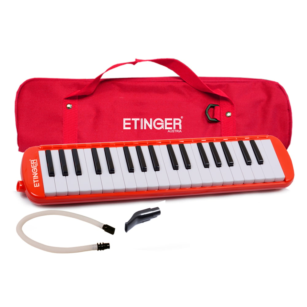 MELÓDICA ETINGER ROJA 37 NOTAS CON FUNDA ERN-370/R - 1