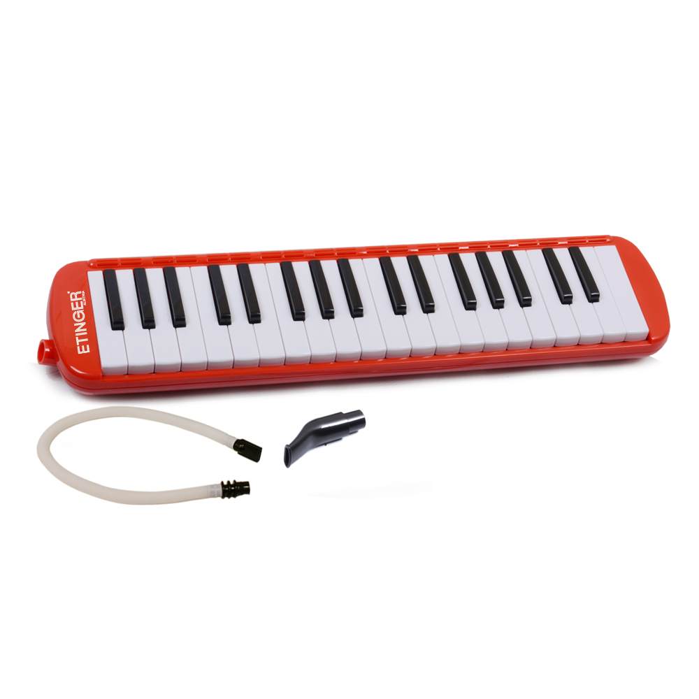MELÓDICA ETINGER ROJA 37 NOTAS CON FUNDA ERN-370/R - 2