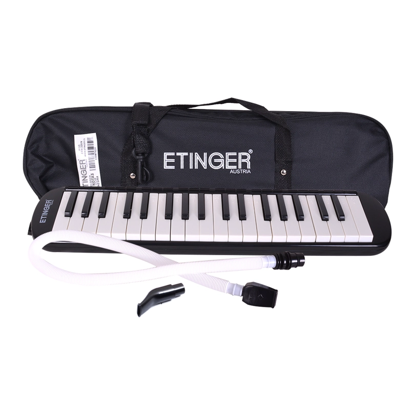 MELODICA EN COLOR NEGRO 37N CON FUNDA ERN-370/N ETINGER - 1