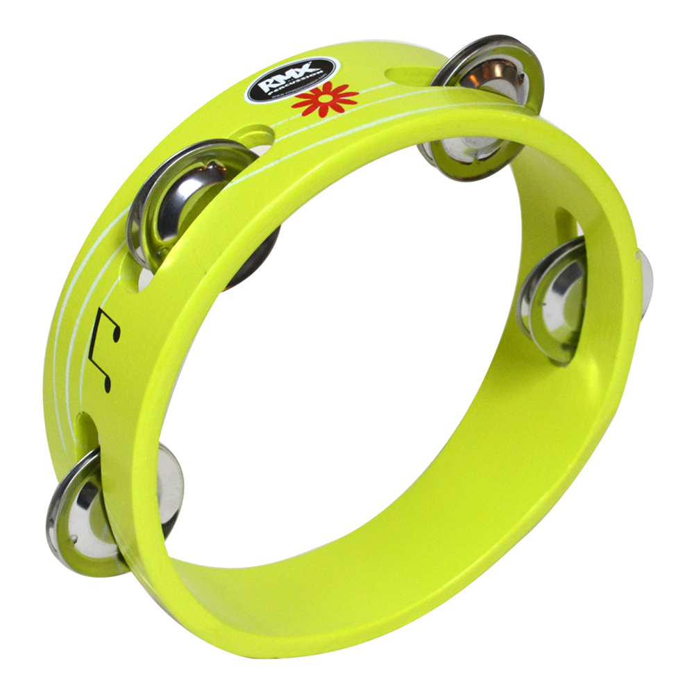 PANDERO RMX MADERA 6'' VERDE LIMA - 1