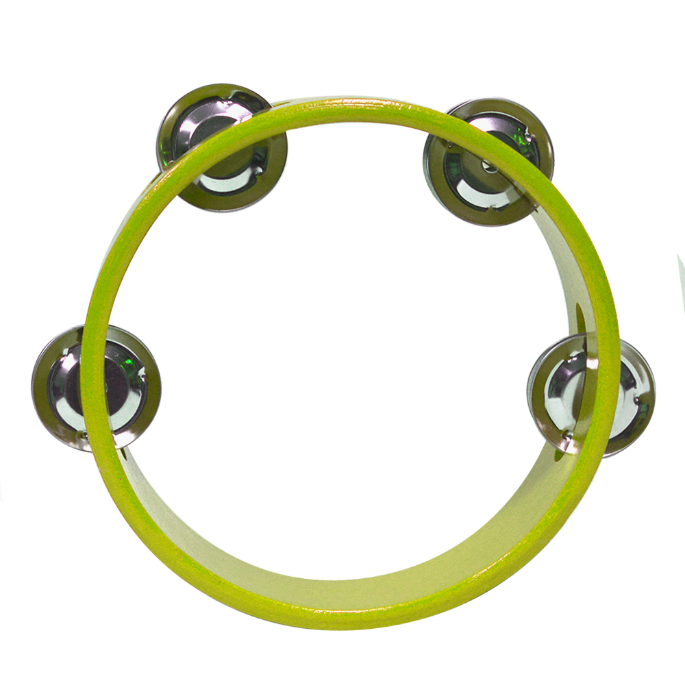 PANDERO RMX MADERA 6'' VERDE LIMA - 2