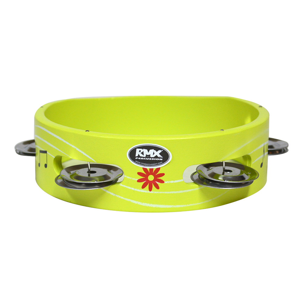 PANDERO RMX MADERA 6'' VERDE LIMA - 3