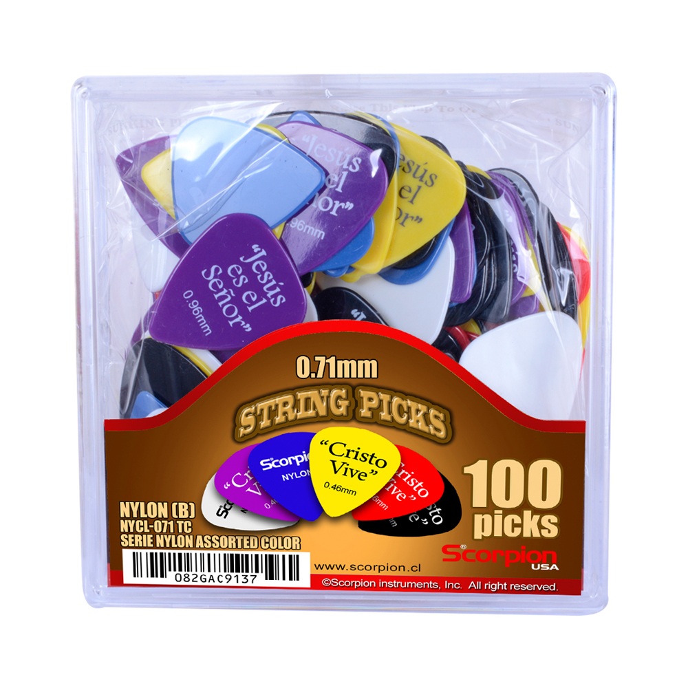 UÑETAS SCORPION CAJA 100 B 0.71MM NYLON NYCL-071 - 1