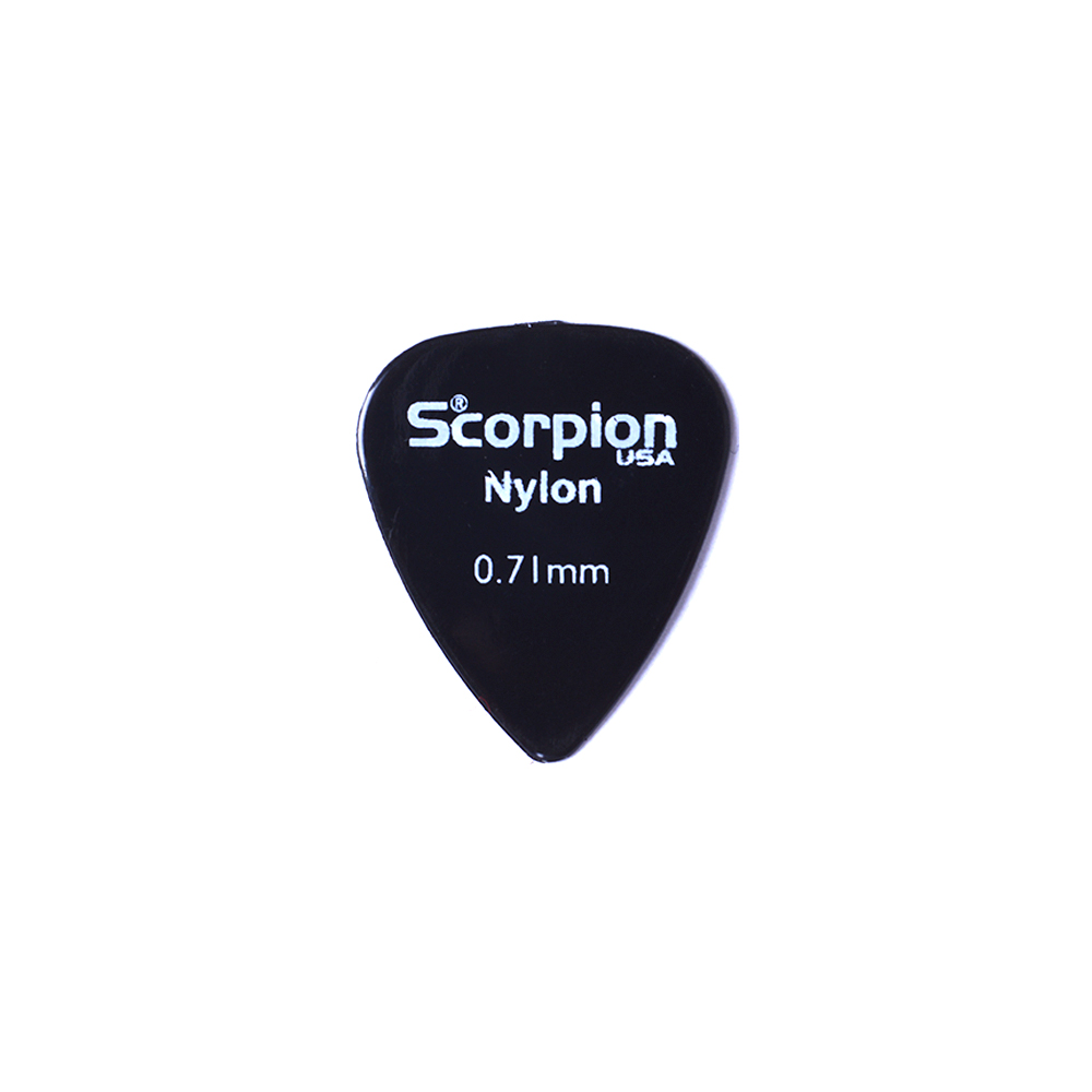 UÑETAS SCORPION CAJA 100 B 0.71MM NYLON NYBB-071 NEGRAS - 2