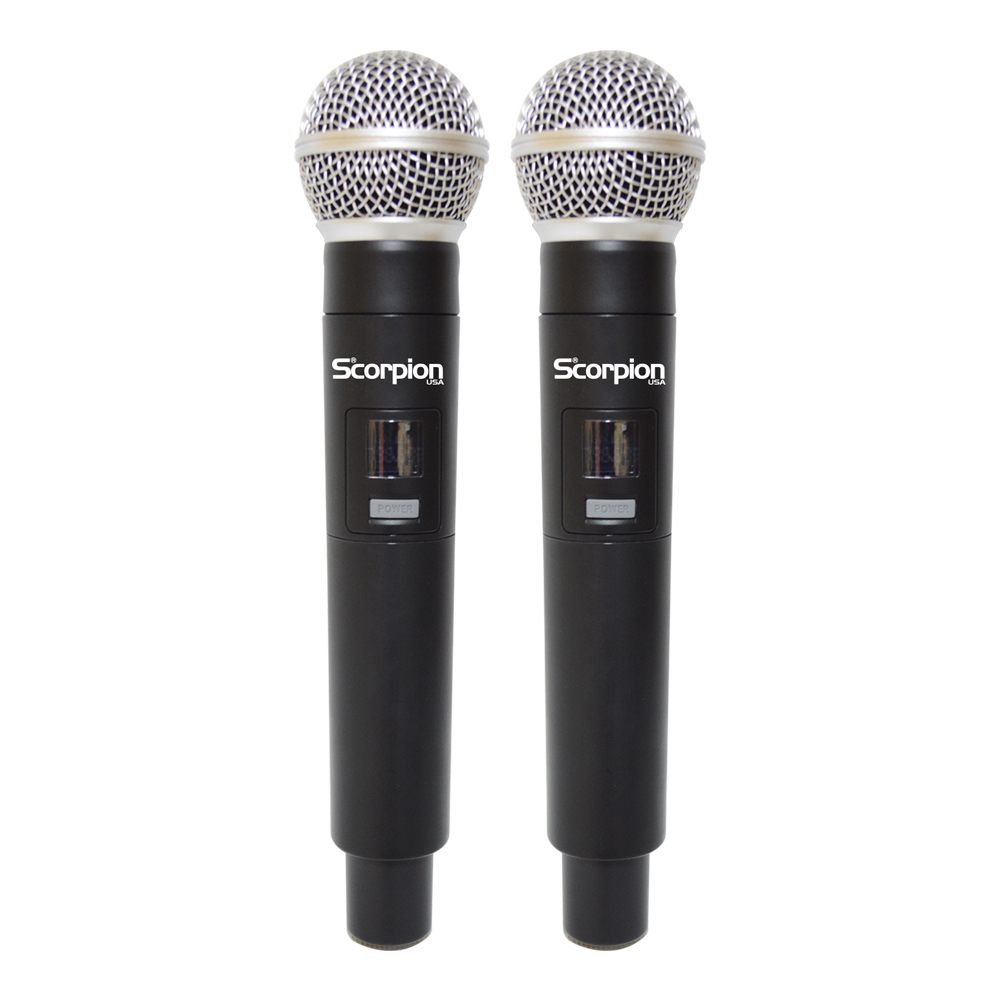MICROFONO INALAMBRICO DE MANO DOBLE UHF/FQ VAR.SCORPION SMU-N5000 - 3
