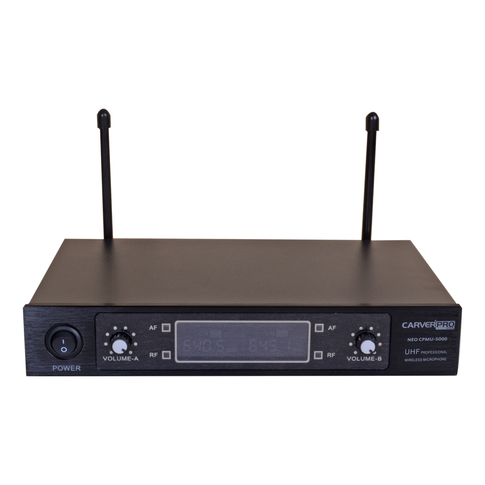 MICROFONO INALAMBRICO DE MANO DOBLE UHF/FQ VAR.CARVERPRO NEO CPMU-5000 - 2