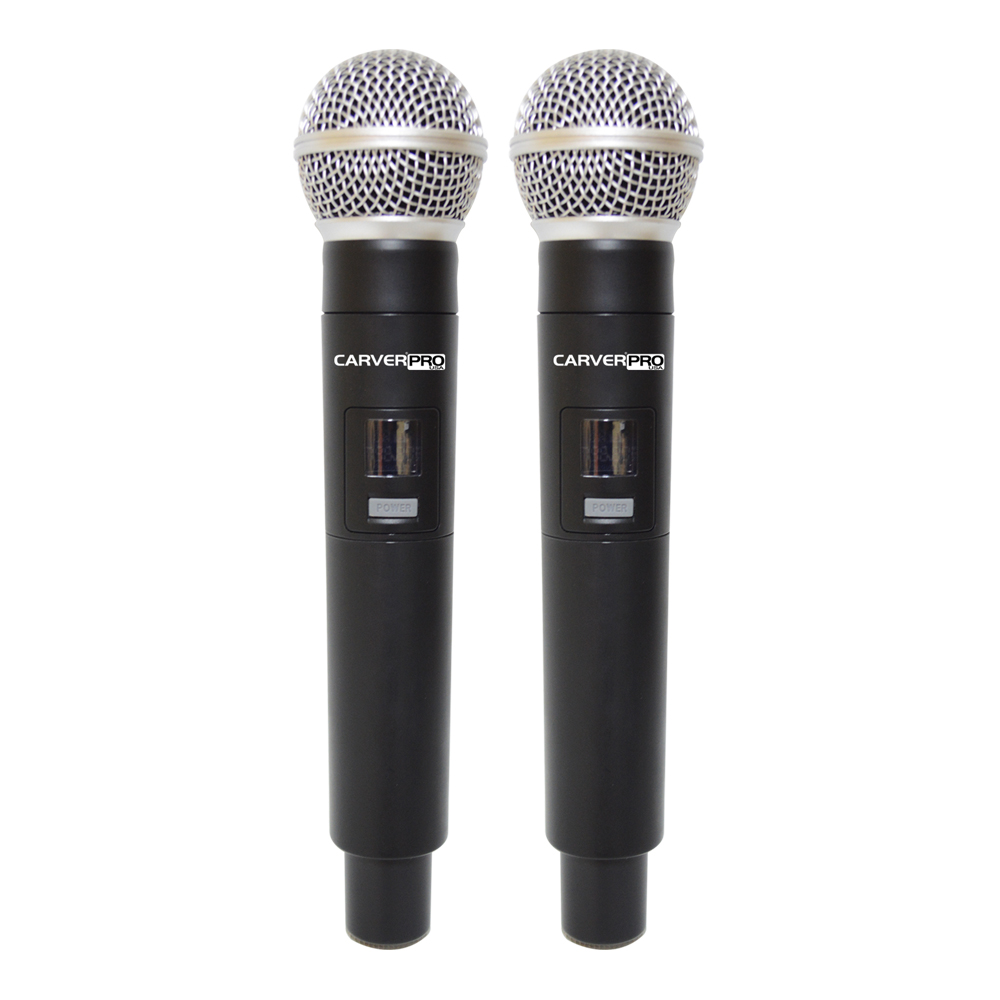 MICROFONO INALAMBRICO DE MANO DOBLE UHF/FQ VAR.CARVERPRO NEO CPMU-5000 - 3