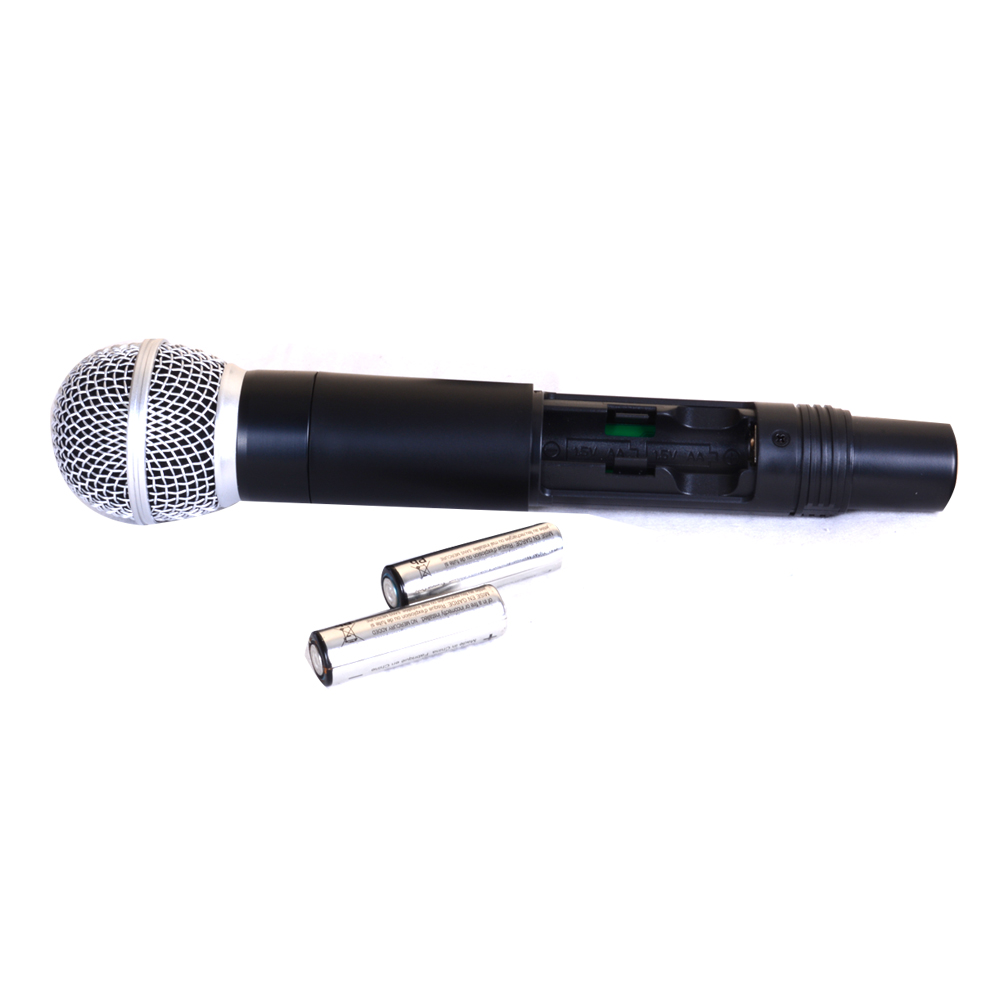 MICROFONO INALAMBRICO DE MANO DOBLE UHF/FQ VAR.CARVERPRO NEO CPMU-5000 - 4