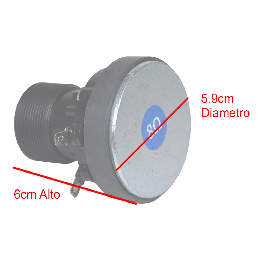 PARLANTE CARVERPRO DRIVER CON HILO 120W TITAN 1´ 7OZ DC.-712 - 3