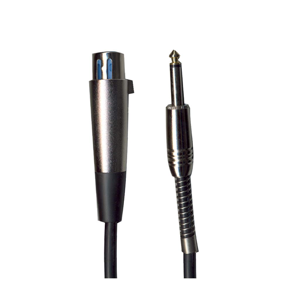 CABLE SCORPION MICRÓFONO A3F-PLUG 6.3MM 6MT/20FT C-222 - 2