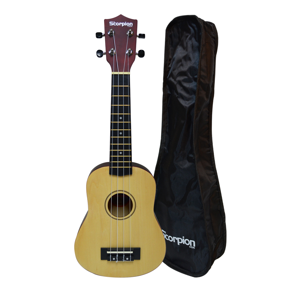 UKELELE NATURAL ACABADO MATE MOD.KEANA 3 SCORPION - 4