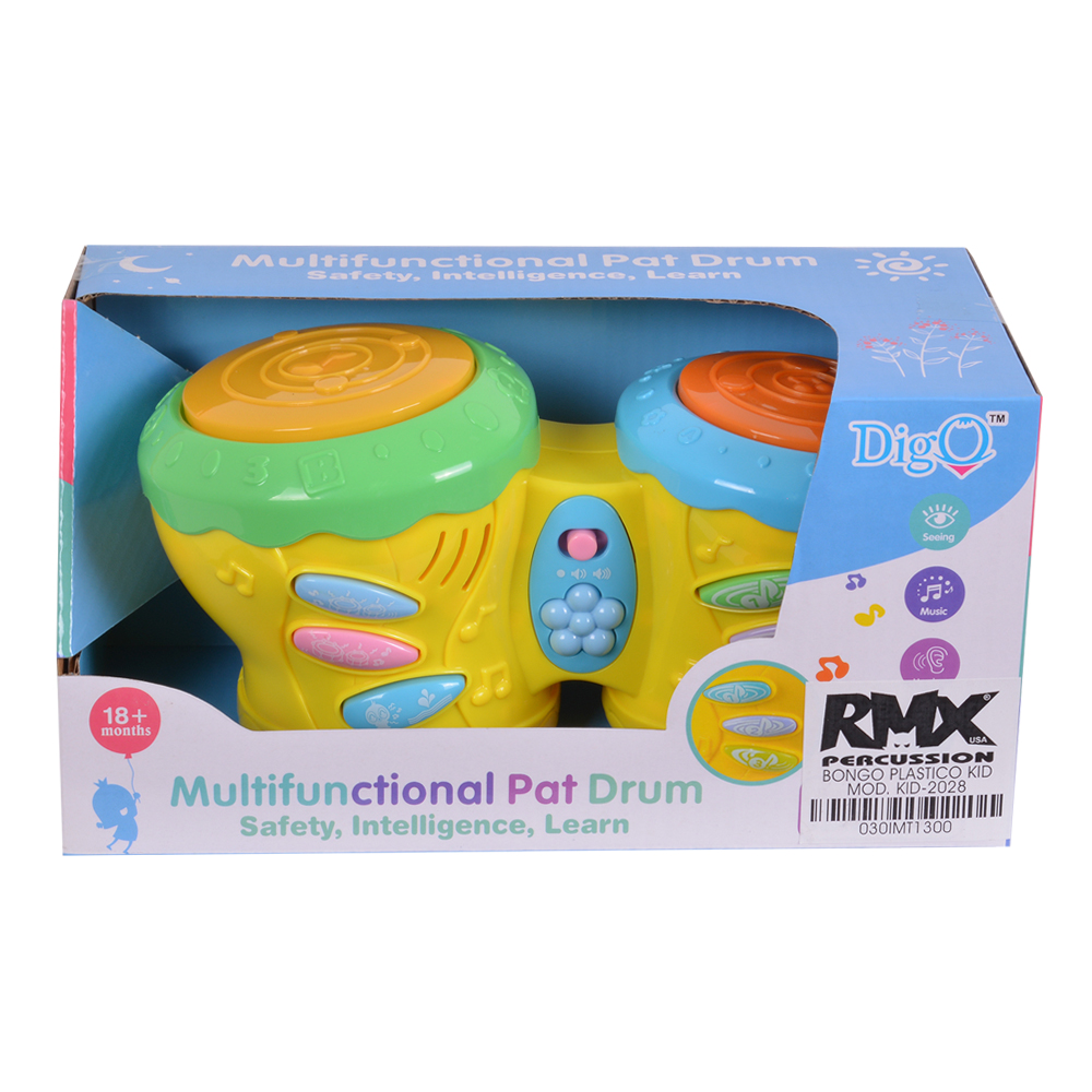 BONGO JUGUETE PLÁSTICO PARA NIÑO MOD.KID-2028 RMX - 3