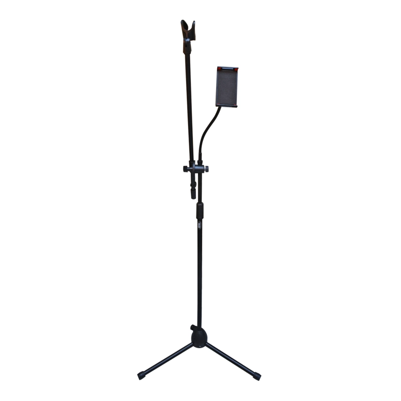 PEDESTAL DE MICROFONO CON SOPORTE TABLET RMX-MT-37 - 1