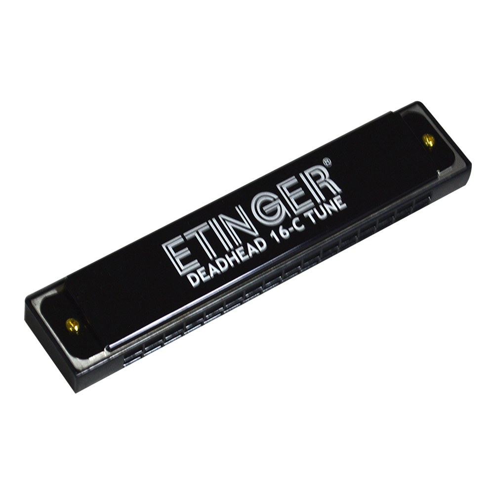 ARMONICA 16 NOTAS C - DO 'DEADHEAD' NEGRA ETINGER - 1