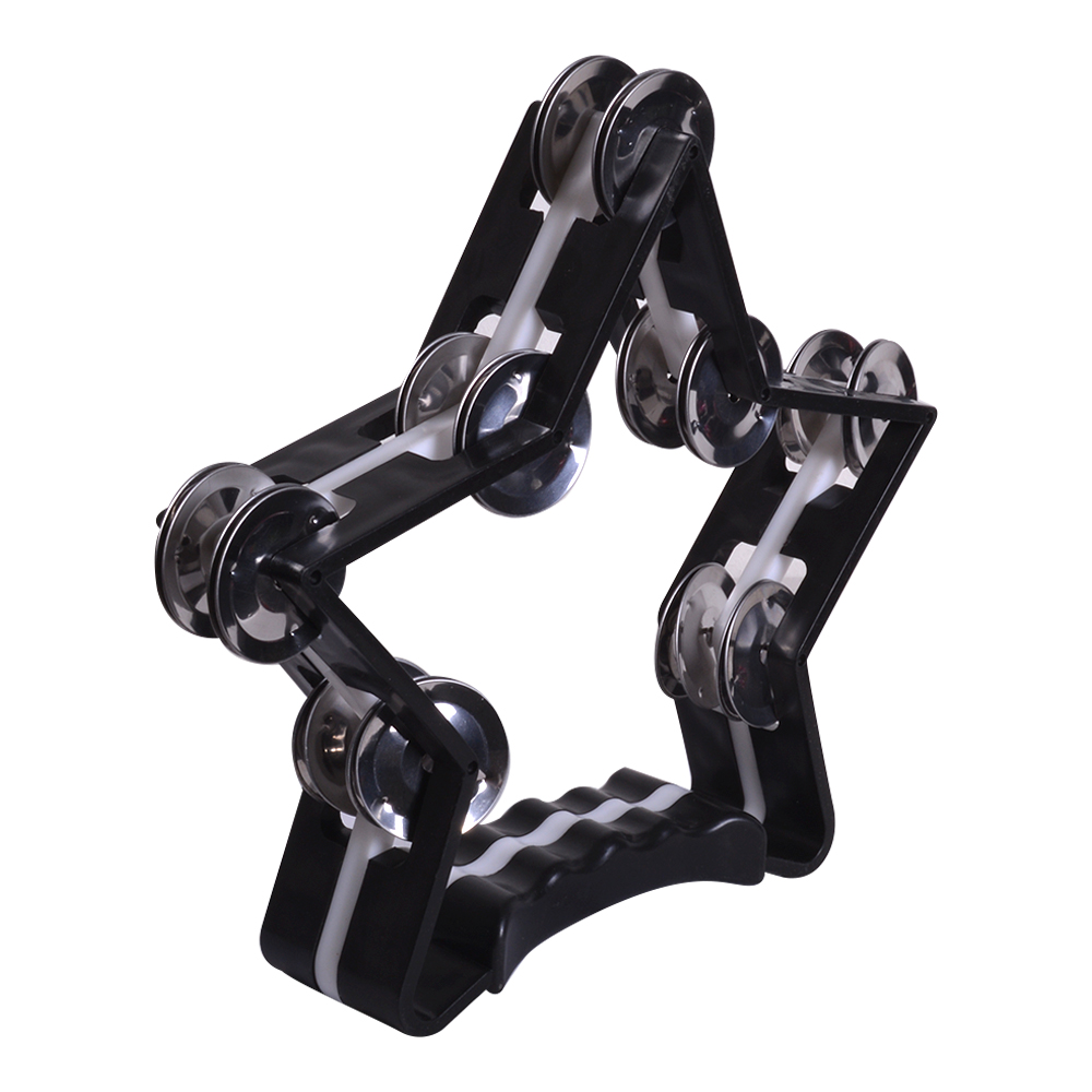 PANDERO FORMA DE ESTRELLA NEGRO TR-10 RMX - 1
