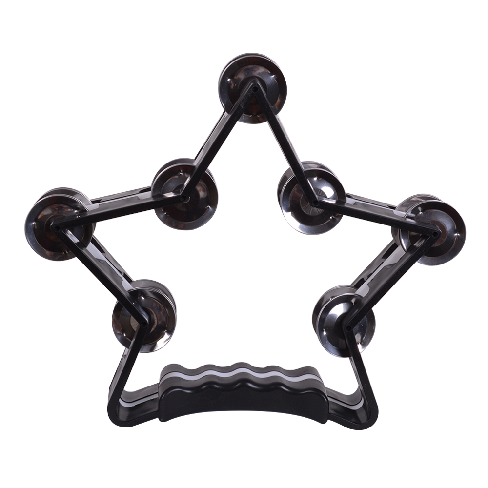 PANDERO FORMA DE ESTRELLA NEGRO TR-10 RMX - 2