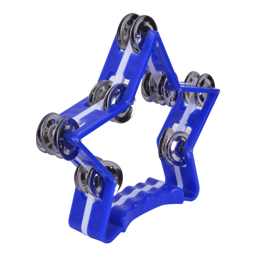 PANDERO FORMA DE ESTRELLA AZUL TR-10 RMX - 1