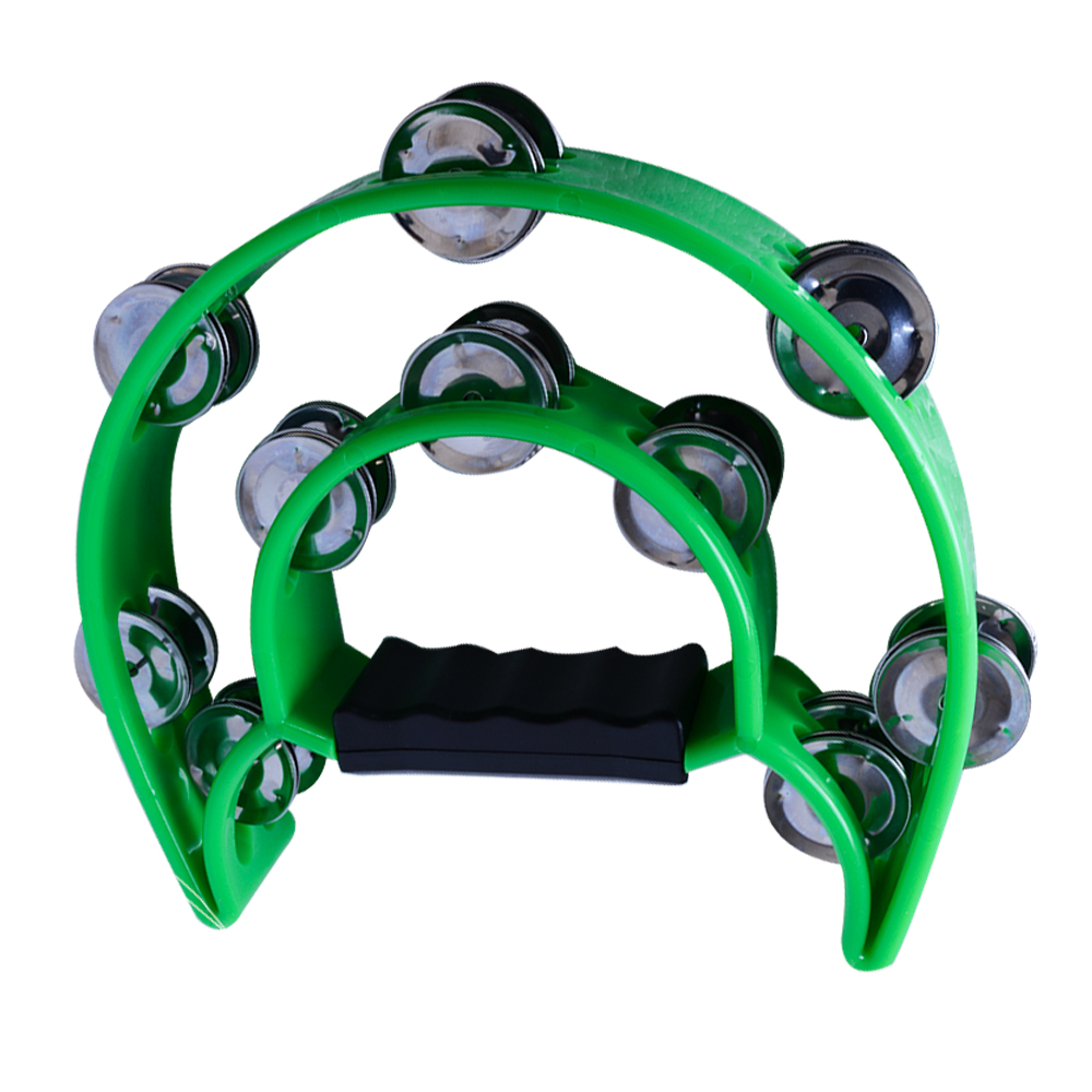 PANDERO MEDIA LUNA DOBLE VERDE STR-44K/GR SCORP - 2