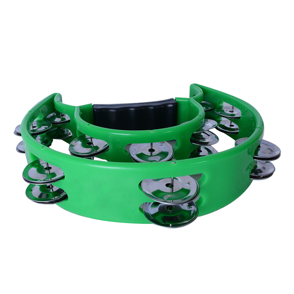 PANDERO MEDIA LUNA DOBLE VERDE STR-44K/GR SCORP - 3