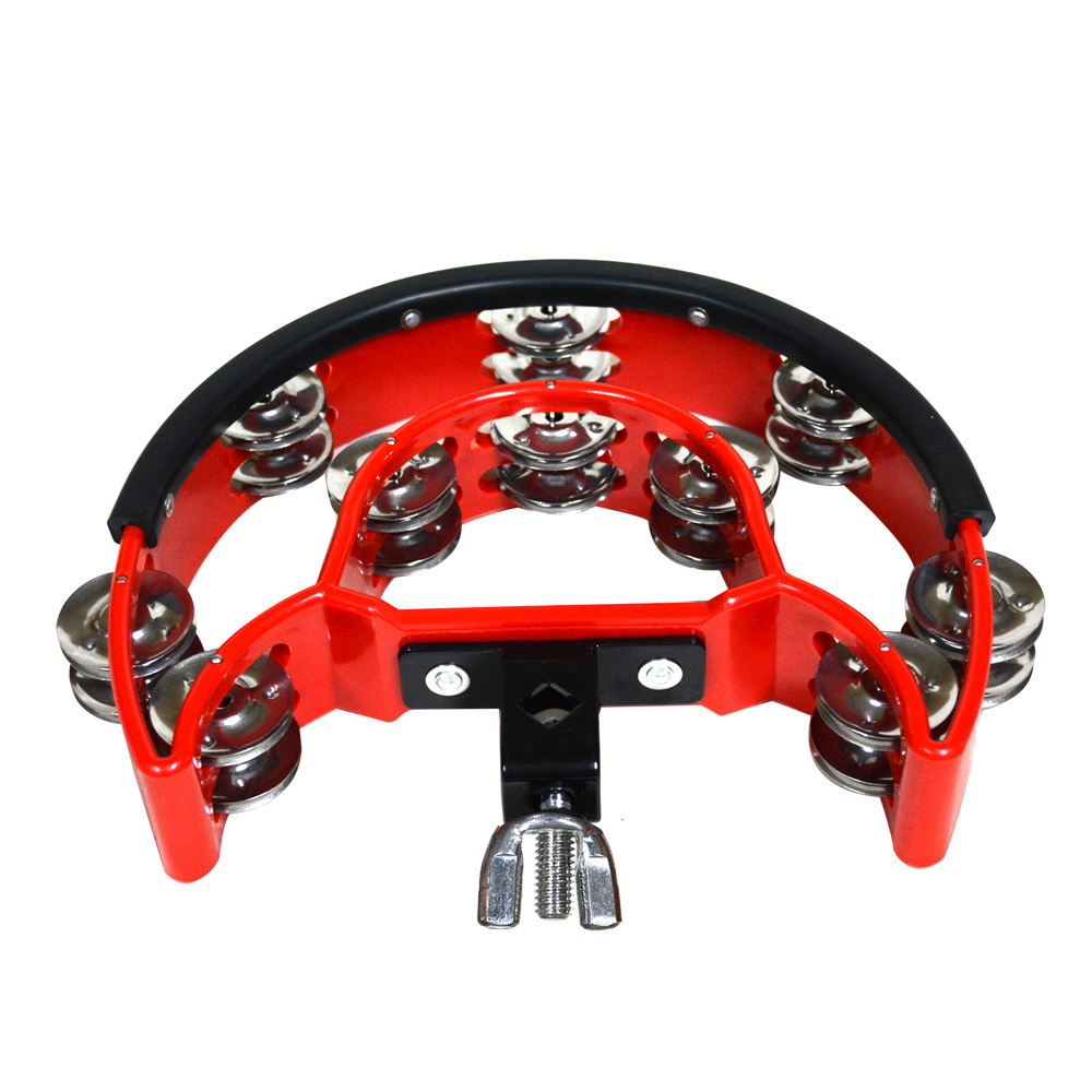 PANDERO EN COLOR ROJO DOBLE PARA BATERIA MOD.PDB-60R RMX - 2