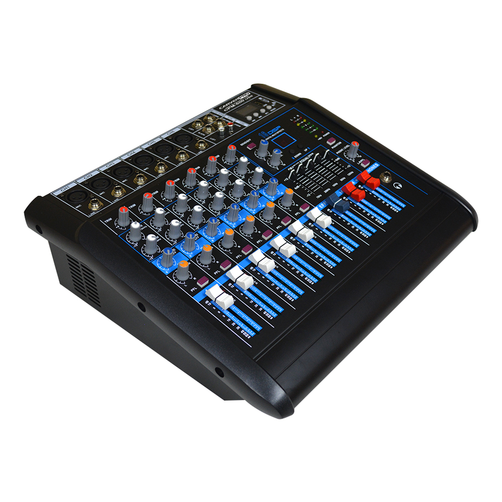 CONSOLA POWER MIXER 6CH BLUETOOTH CARVERPRO CPM-600 - 2