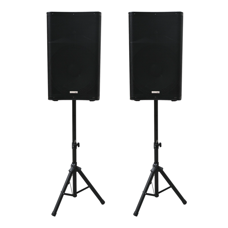 KIT DE AMPLIFICACION MIXER 8 CANALES + 2 CAJAS ACTIVAS CARVERPRO 415-BT - 7