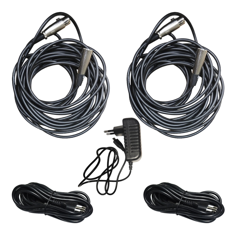 KIT DE AMPLIFICACION MIXER 8 CANALES + 2 CAJAS ACTIVAS CARVERPRO 415-BT - 8