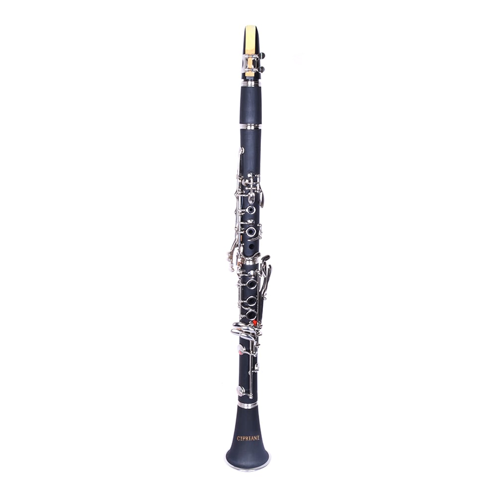 CLARINETE 17 LLAVES CL-17P NEGRO CIPRIANI - 1