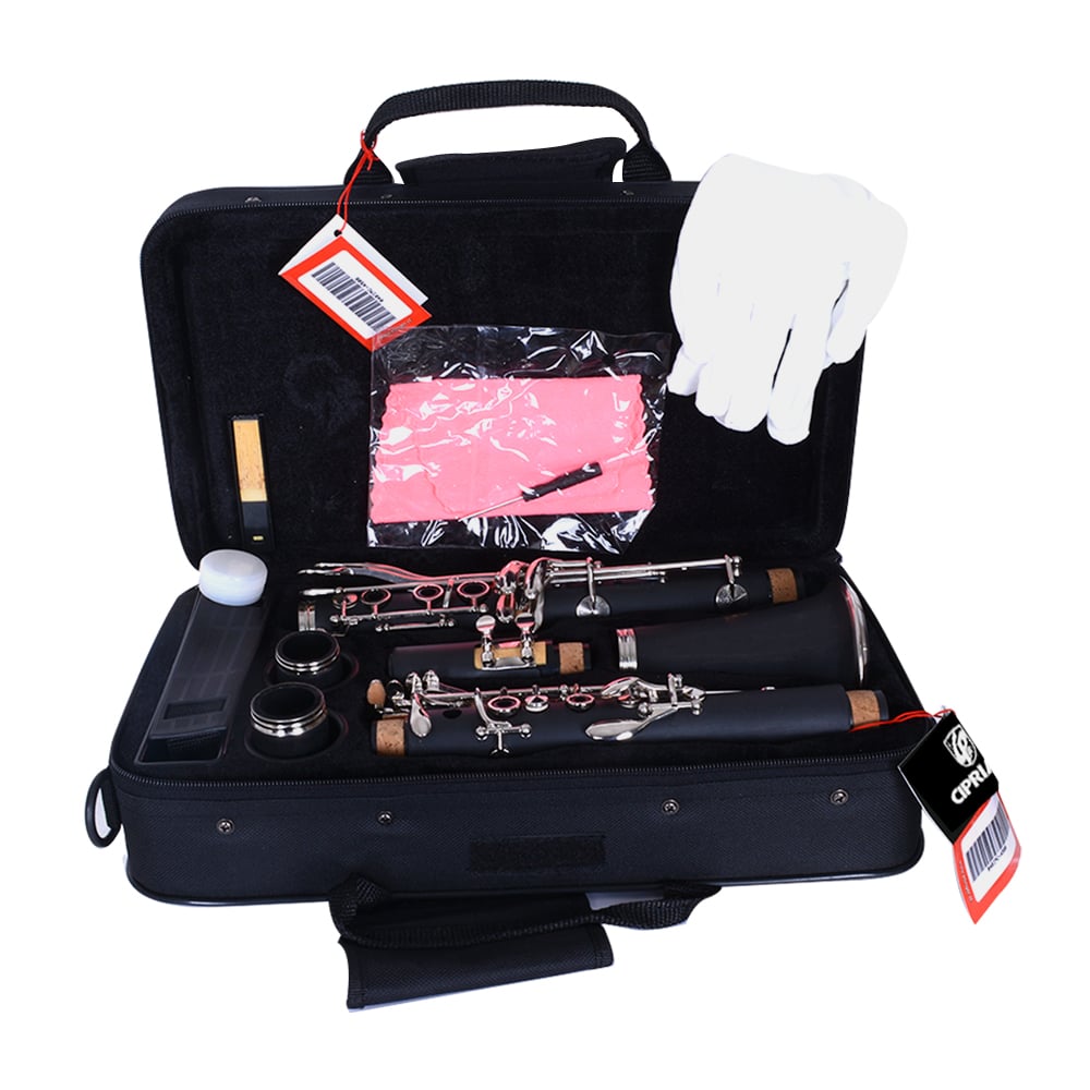 CLARINETE 17 LLAVES CL-17P NEGRO CIPRIANI - 3