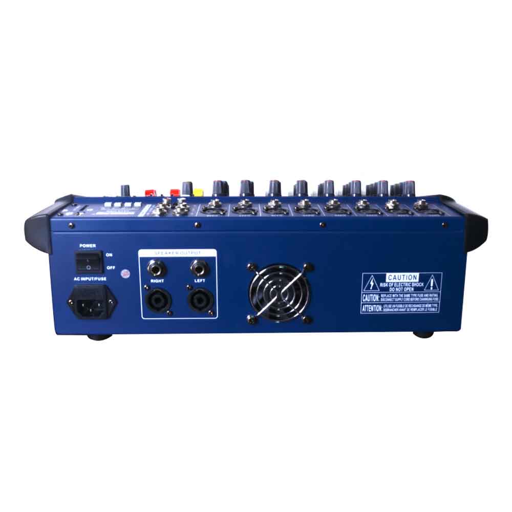 CONSOLA POWER MIXER 8CH BLUETOOTH + USB UKS-8USB MEKSE - 4