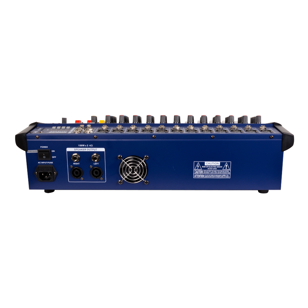 CONSOLA POWER MIXER 12CH BLUETOOH+ USB UKS-12USB MEKSE - 3