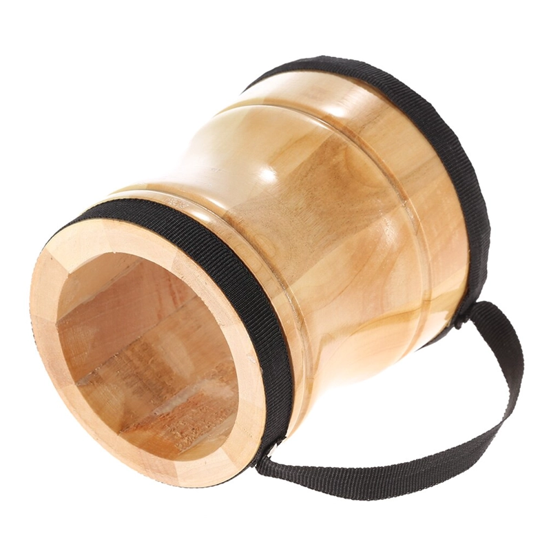 TAMBOR DE MADERA INFANTIL CON MAZO MOD.KD-6 - 3