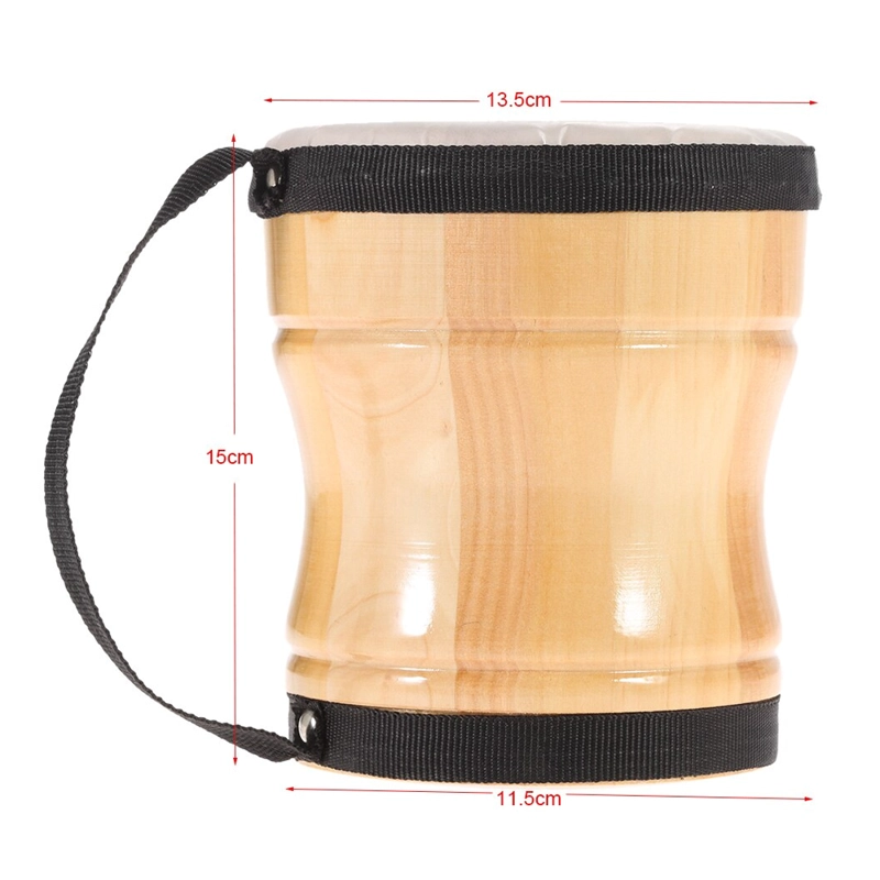 TAMBOR DE MADERA INFANTIL CON MAZO MOD.KD-6 - 4