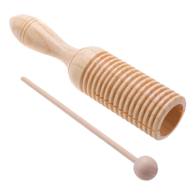 GUIRO CAMPANA DE MADERA CON MAZO RE-18 RMX - 3