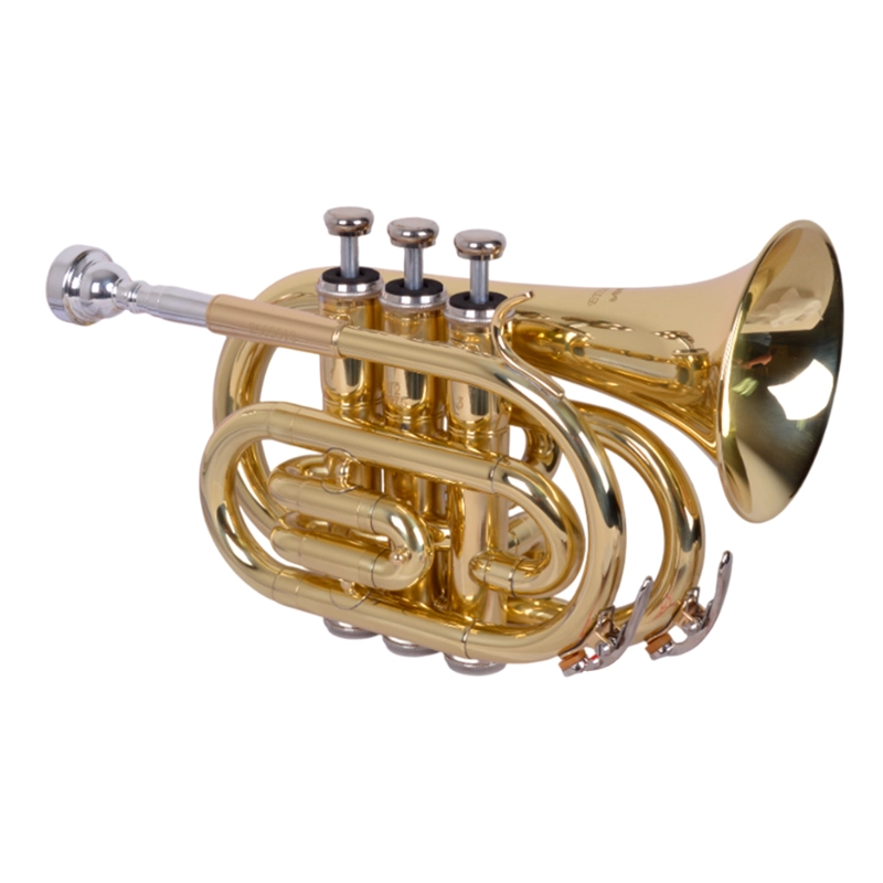TROMPETA POCKET TRO-202 DORADA ETINGER - 1