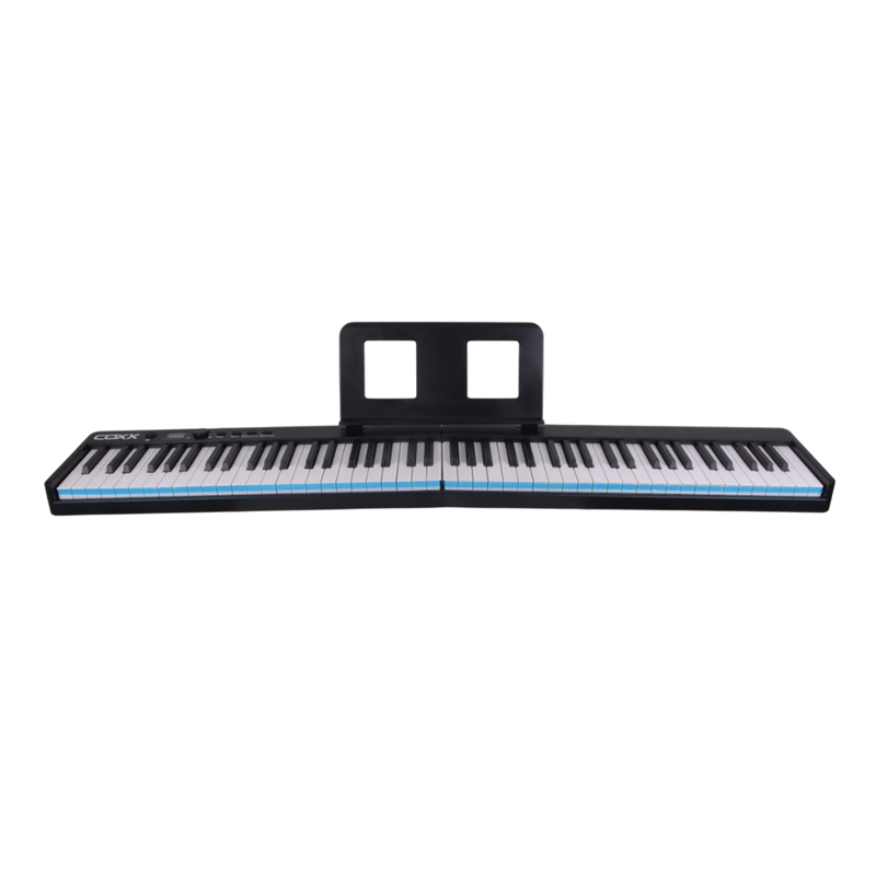 PIANO DIGITAL PORTATIL PLEGABLE 88 NOTAS NEGRO COXX FOLD - 1