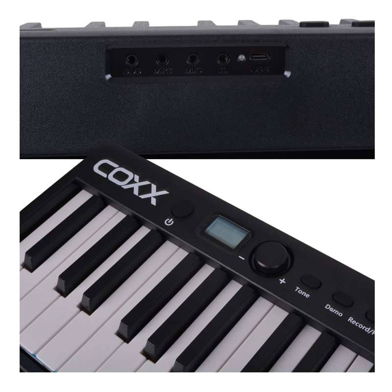 PIANO DIGITAL PORTATIL PLEGABLE 88 NOTAS NEGRO COXX FOLD - 3