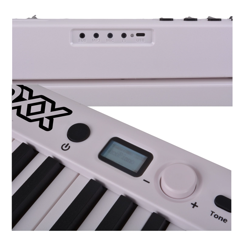 PIANO DIGITAL PORTATIL PLEGABLE 88 NOTAS BLANCO COXX FOLD - 4