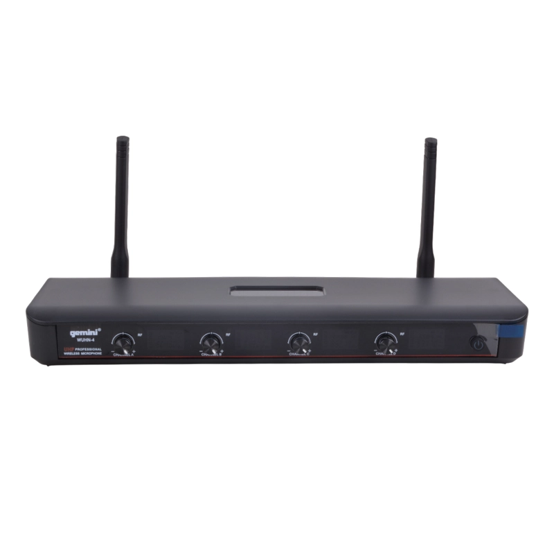 SET 4 MICROFONOS INALAMBRICOS UHF DE MANO GEMINI WUHN-4 - 2