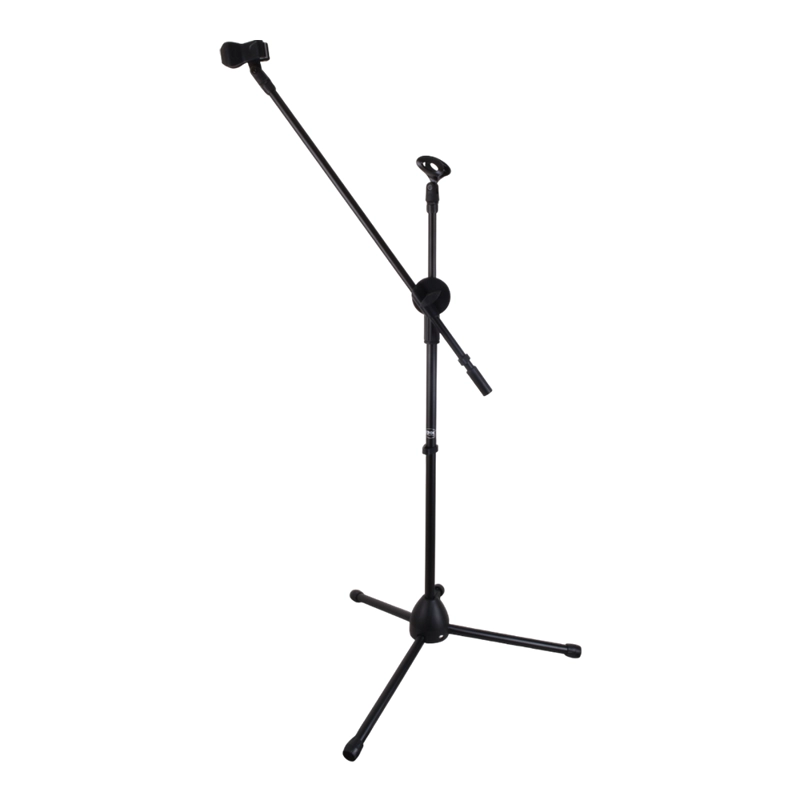 PEDESTAL CON BOOM X2 CON 2 PORTA MICROFONOS MOD.210-BK RMX - 1
