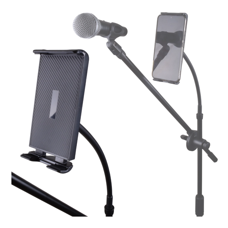PEDESTAL DE MICROFONO CON SOPORTE PARA TABLET CARVERPRO SPH-200 - 4