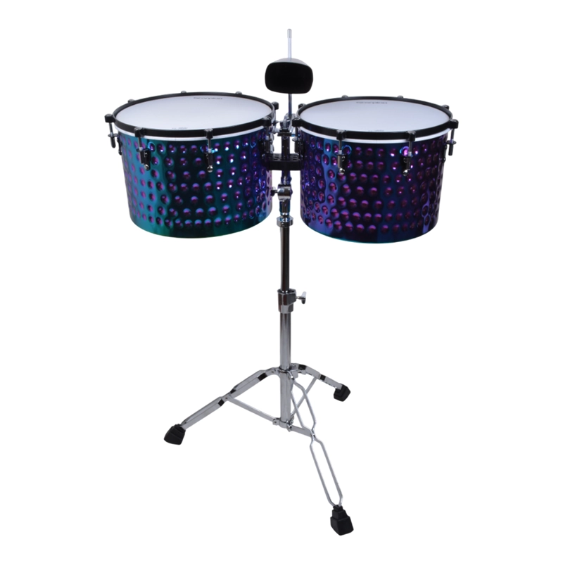 TIMBALETAS HQ 15+14 CON CENCERRO TORNASOL MART DR-2SUN SCORPION - 1