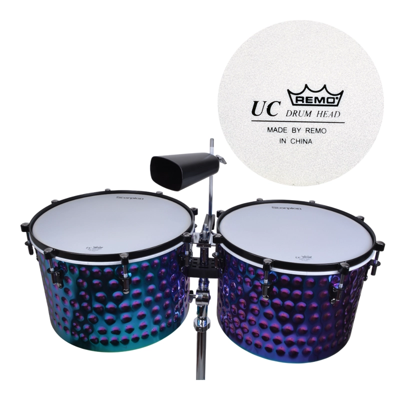TIMBALETAS HQ 15+14 CON CENCERRO TORNASOL MART DR-2SUN SCORPION - 2